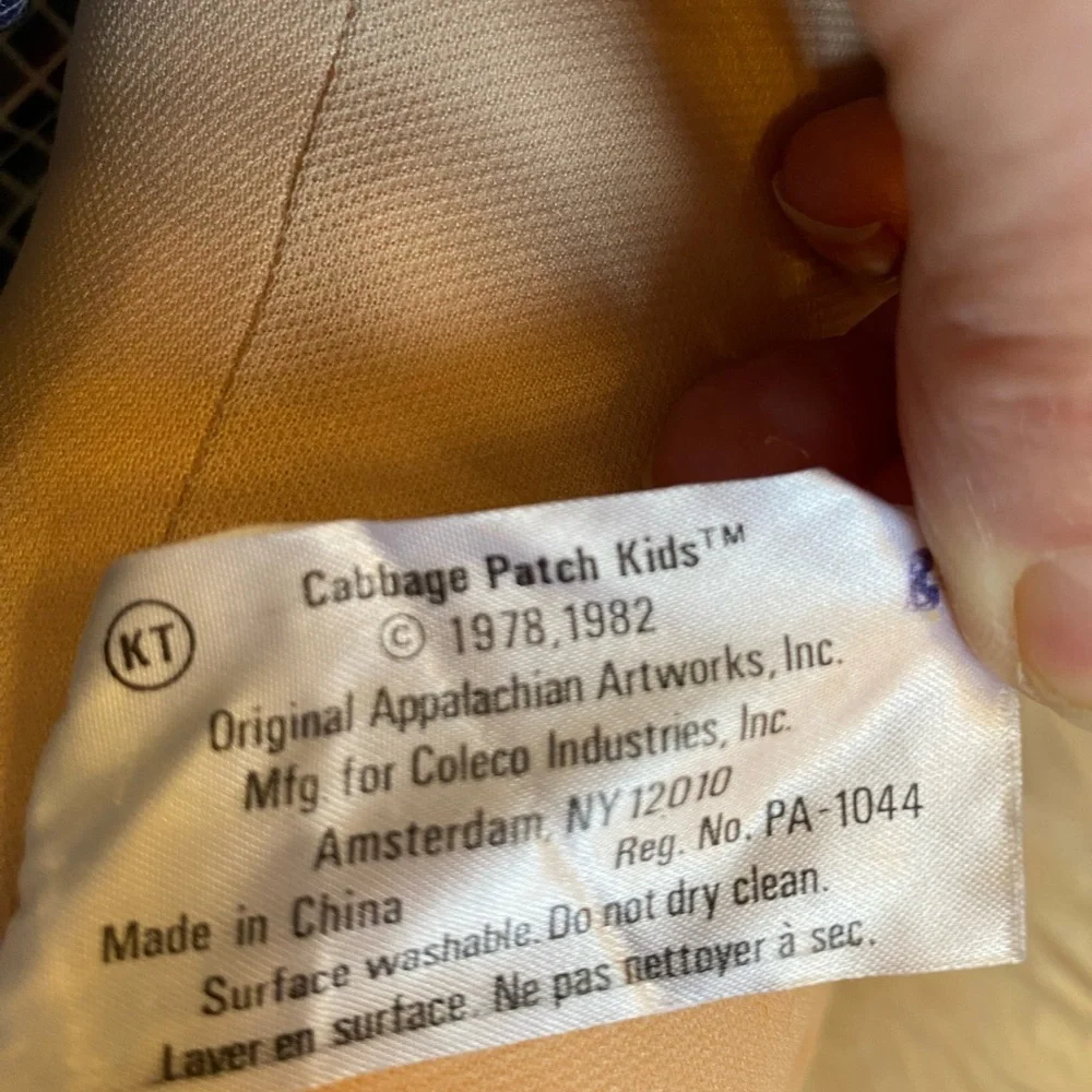 Cabbage Patch Kids Doll  Red Hair/ Green Eyes 1978/1985  EUC - Picture 7 of 8